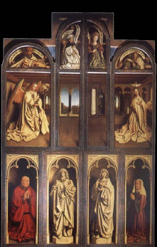 Jan Van Eyck The Ghent altar piece voltooid China oil painting art